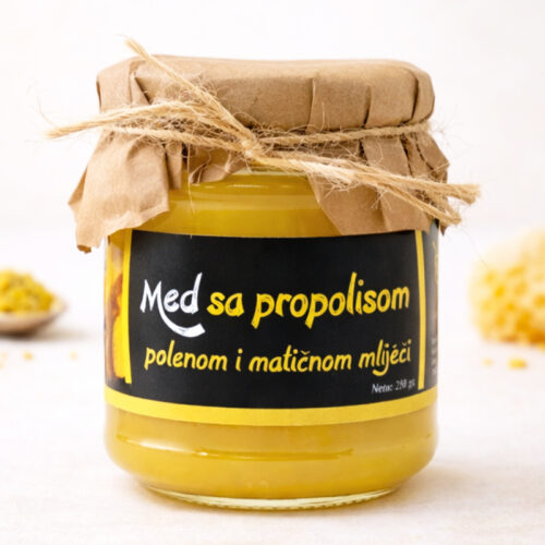 Med sa Propolisom, Polenom i Matičnom mliječi