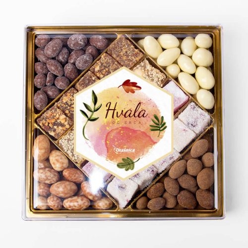 Poklon zahvalnosti SQUARE Sweet mix