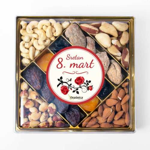 Poklon za 8. mart ROSE SQUARE Healthy mix