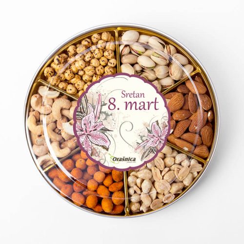 Poklon za 8. mart FLOWERS Salted mix