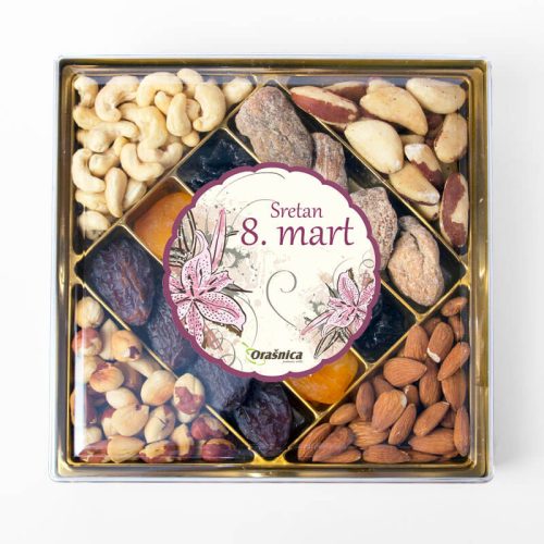 Poklon za 8. mart FLOWERS SQUARE Healthy mix