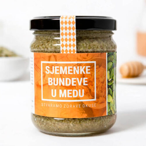 Sjemenke bundeve u medu (domaće)