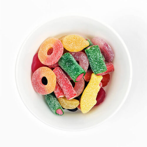 Švedske gumene bombone kisele (bez želatina)