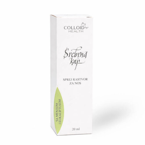 Sprej za nos - Srebrna kap (Menta - Eukaliptus)